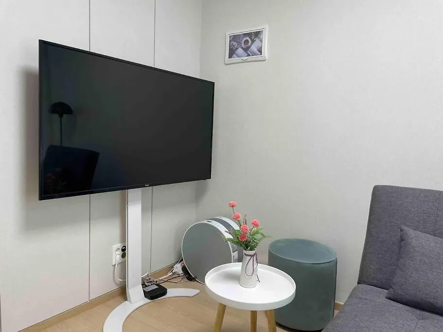 Apartmán The Share Myeongdong High Floor & Free Gym #Subway Station 3Min #Myeongdong 10Min Soul